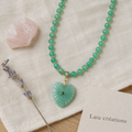 Collier Giverny -Aventurine
