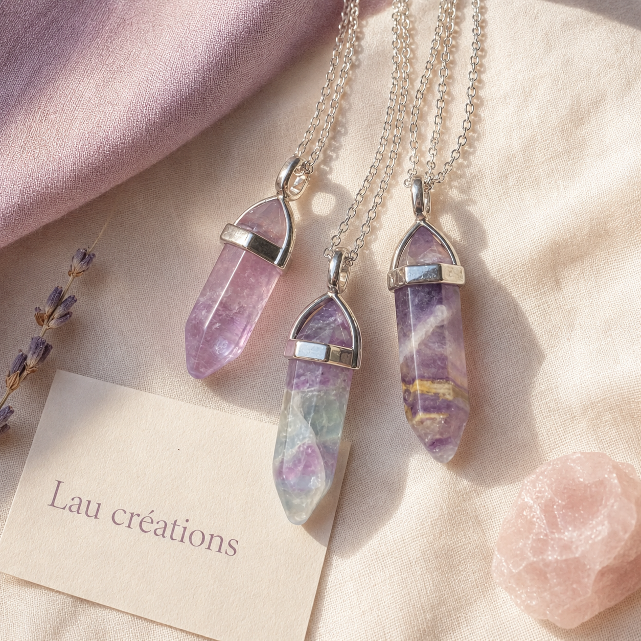 Collier Fluorite