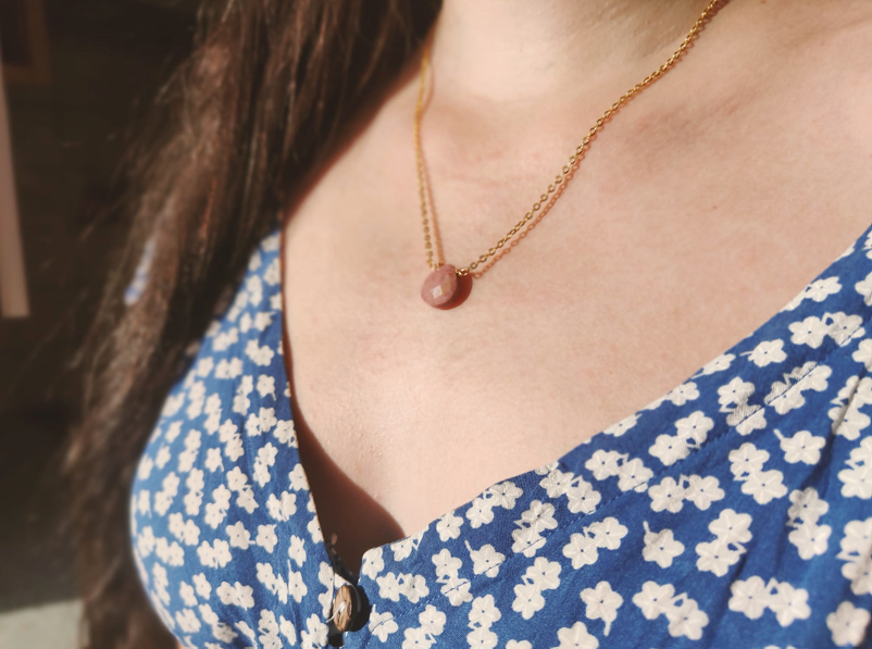 Collier Rhodonite